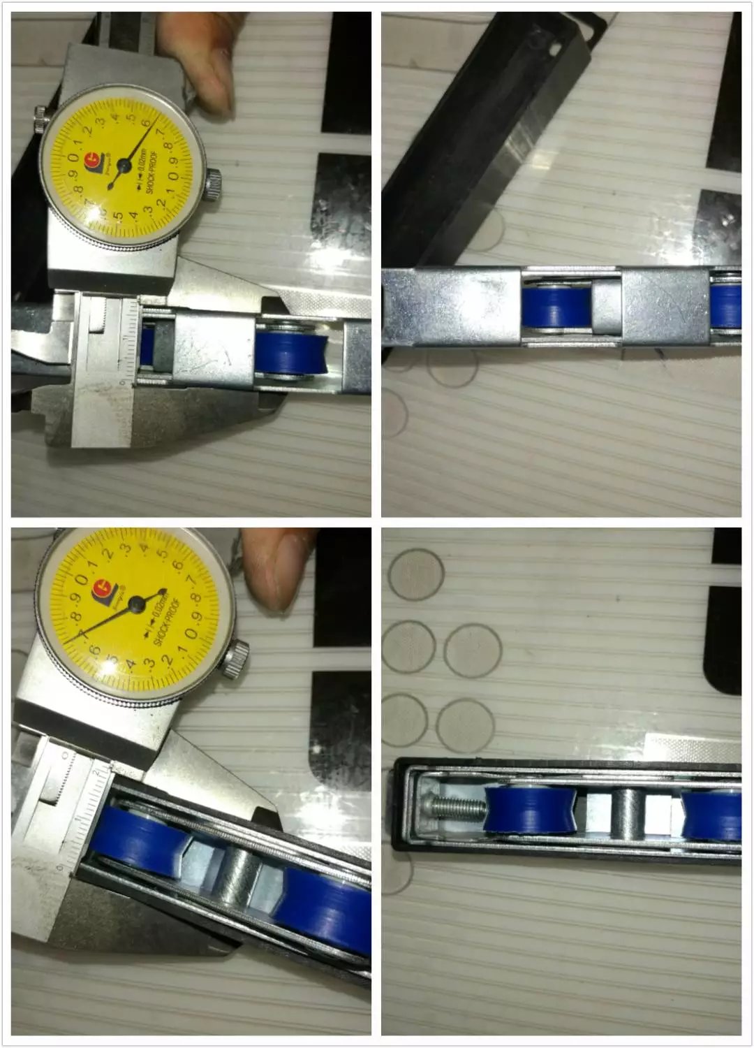 实体厂家供应 铝合金窗轮，门窗滑轮。 大量供应门窗滑轮 断桥轮22宽图片