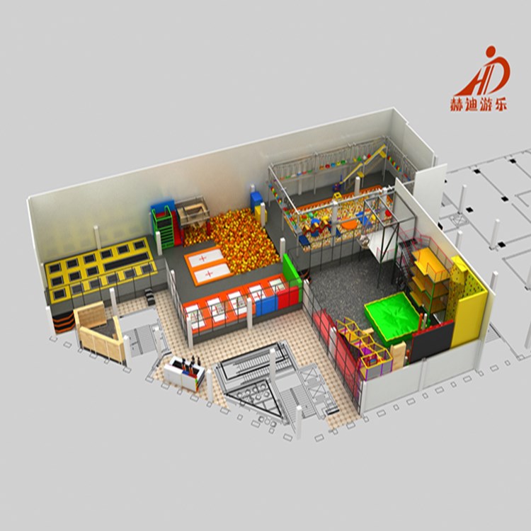 淘气堡设备 室内儿童乐园 大小型亲子乐园 淘气堡厂家 室内蹦床乐园 儿童蹦蹦床图片