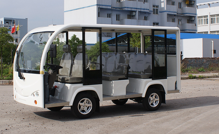 肇慶半封閉電動觀光車圖片