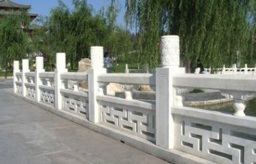 漢白玉欄桿圖片/漢白玉欄桿樣板圖 (2)