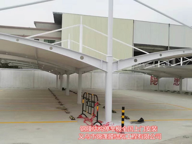 膜結(jié)構(gòu)電動車棚圖片/膜結(jié)構(gòu)電動車棚樣板圖 (4)