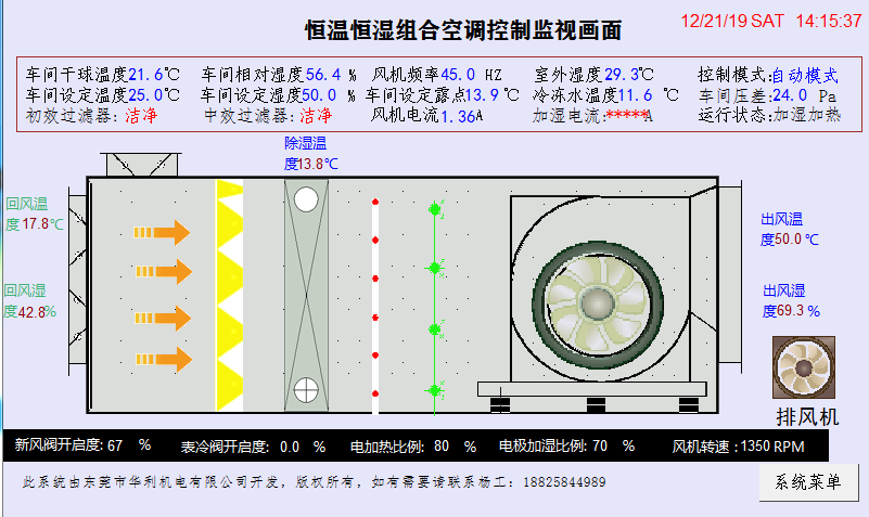 恒温恒湿节能控制柜 变频控制柜图片