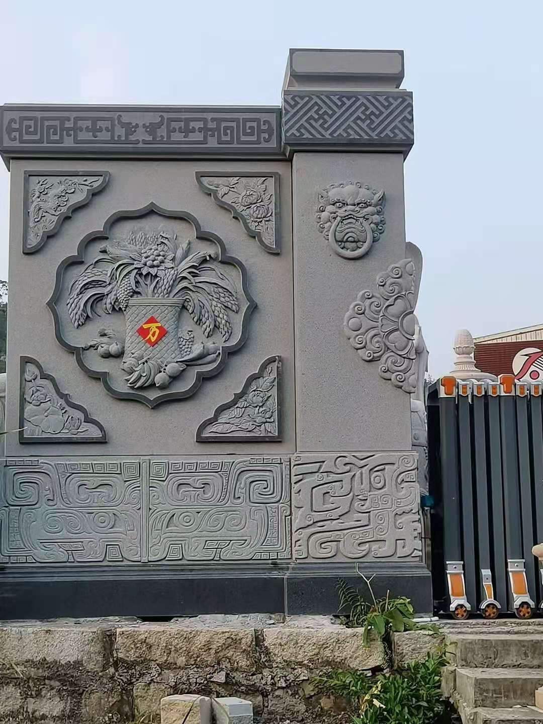 芝麻灰園林石材圖片