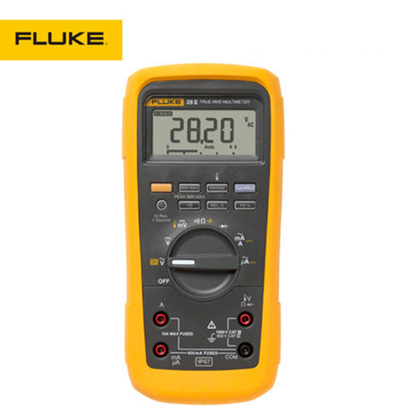 徐州总代Fluke福禄克F28II工业万用表交流直流电压测量仪 防尘防水万用表