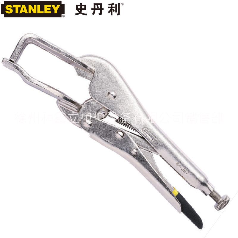 总代STANLEY史丹利焊接用大力钳铁皮扁嘴大力夹钳84-397-23 84-398-23焊接用大力钳