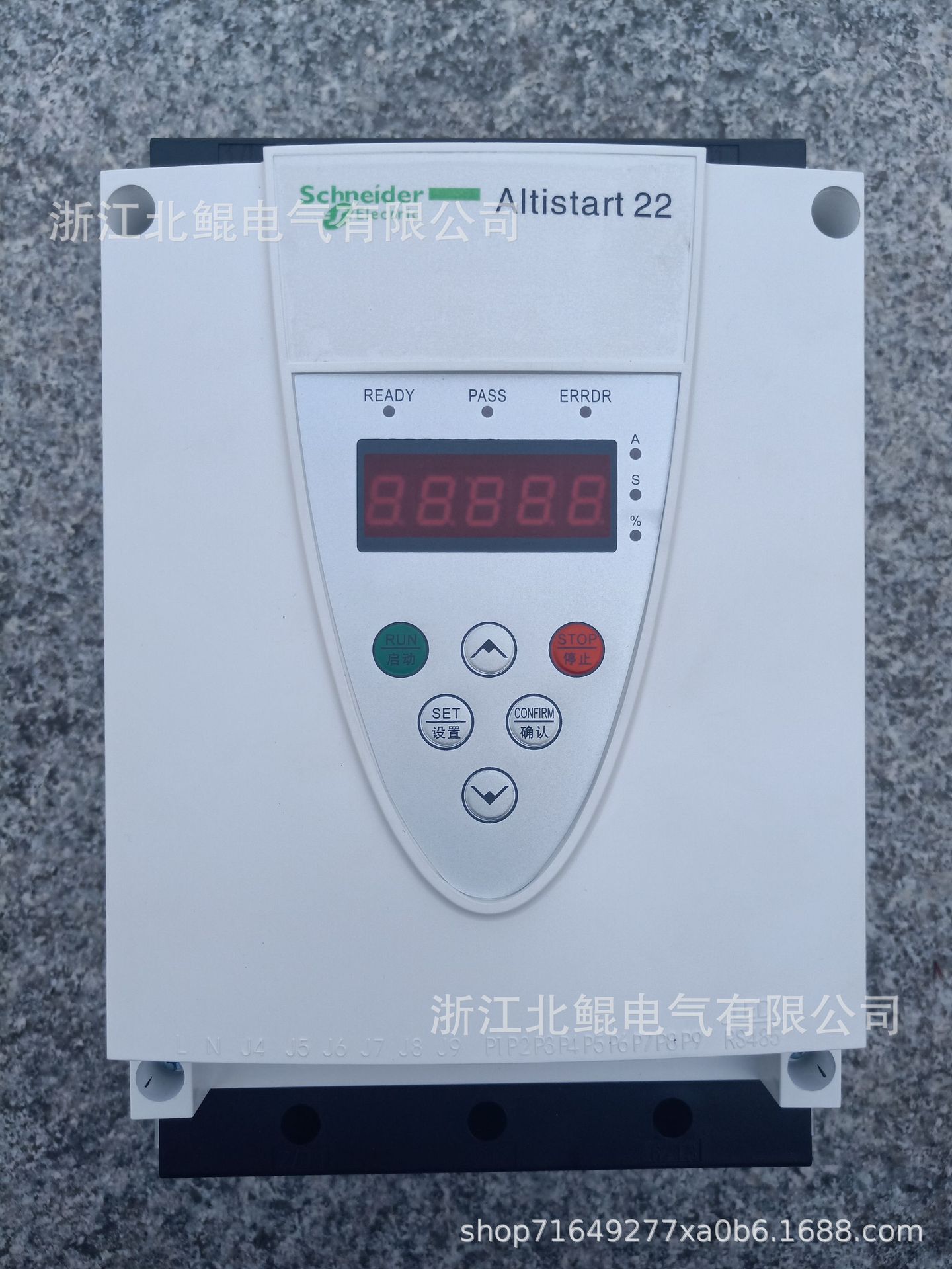 施耐德软起动器系列ATS22D47Q 22KW47A外置旁路电压380V-600V可调 软起动器