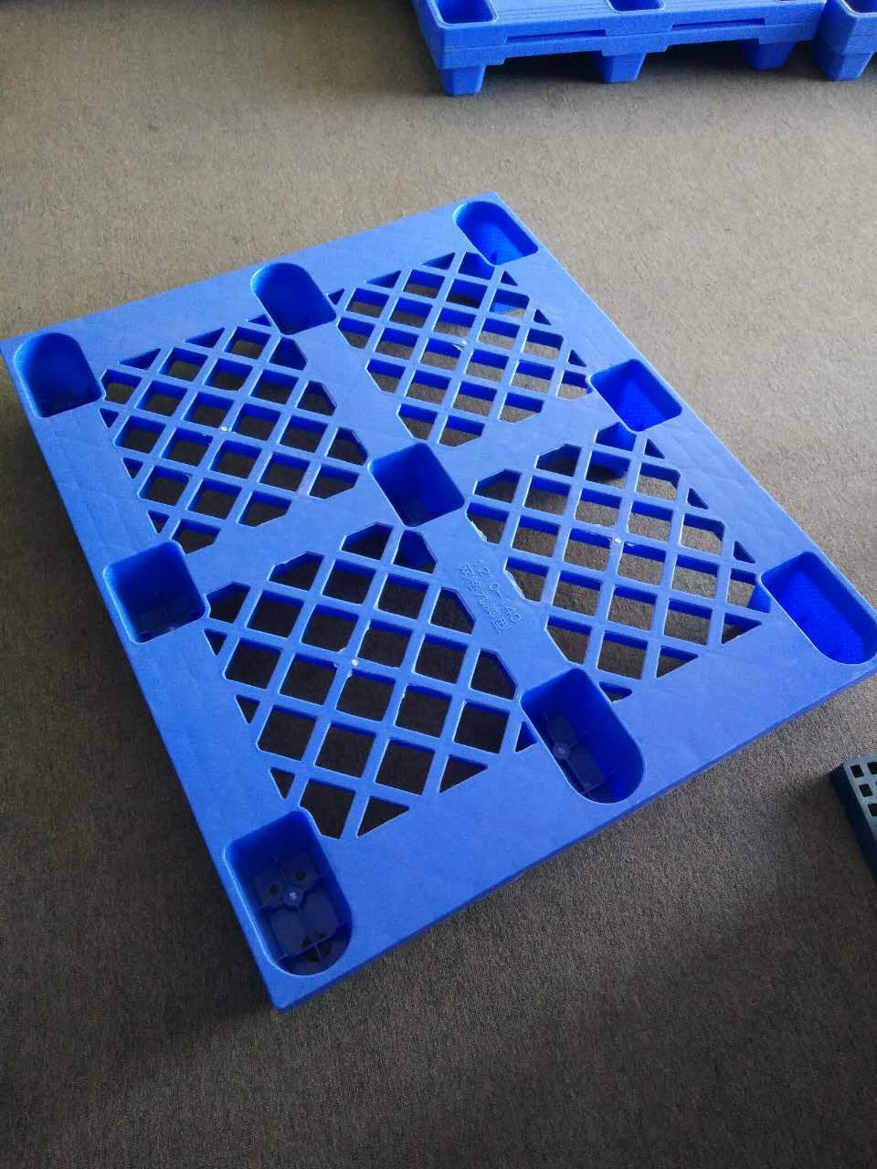 托盤(pán)1211輕型九腳網(wǎng)格塑料棧板重型川字型卡板田字塑膠托盤(pán)