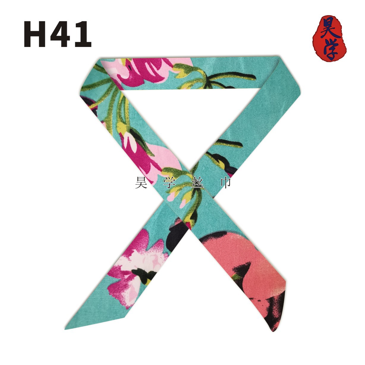 小長(zhǎng)條女絲巾定制圖片