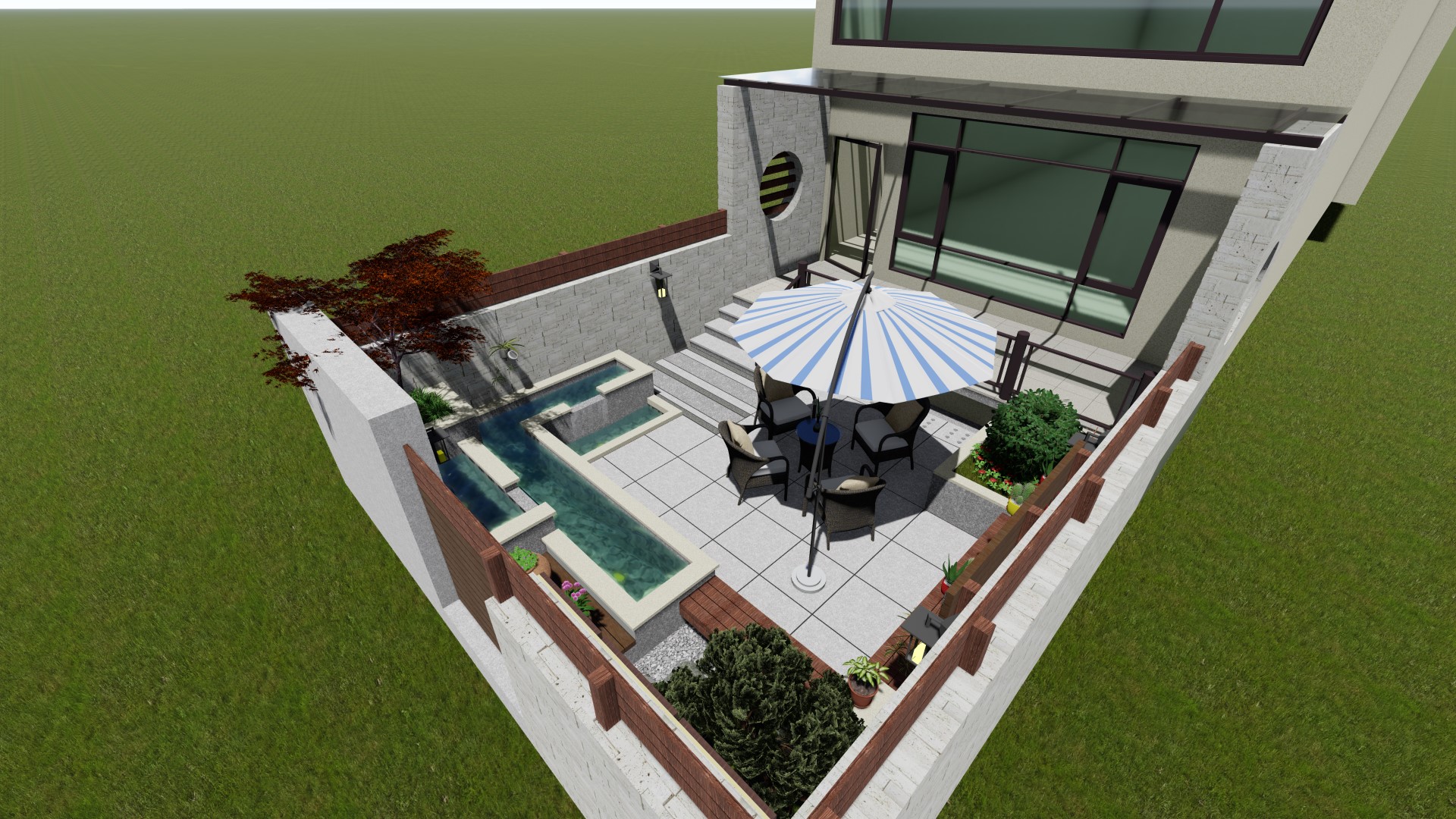 私家園林景觀設(shè)計(jì)施工團(tuán)隊(duì) 屋頂露臺(tái)花園設(shè)計(jì) 風(fēng)格獨(dú)特