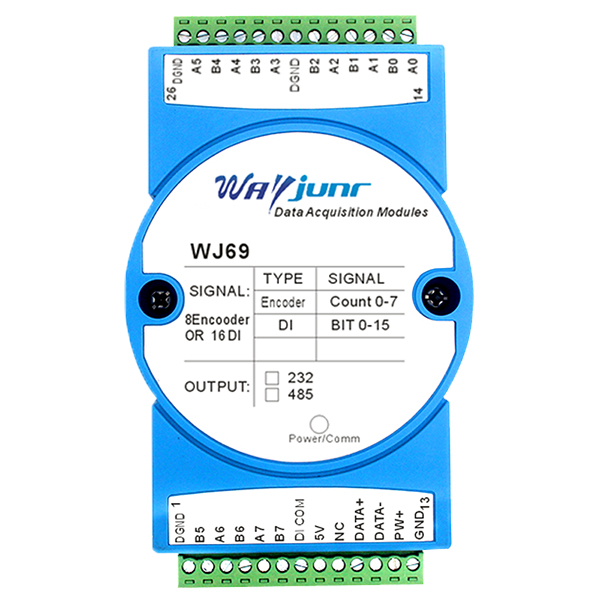 电表脉冲计数器，编码器解码转换成标准Modbus RTU协议图片