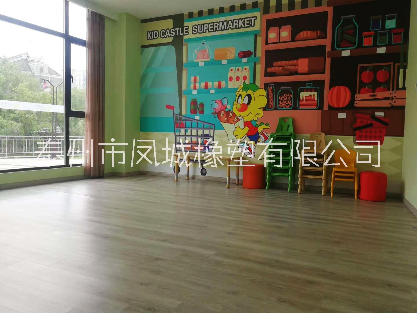 得嘉多层复合PVC地板 亚麻地板价格图片