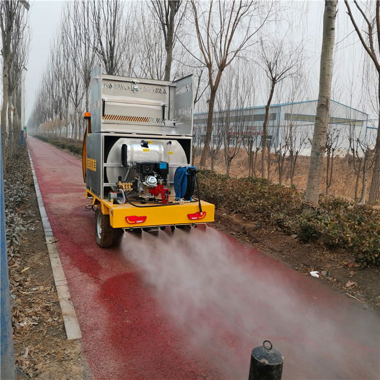 电动路面冲洗车电动路面冲洗车 落叶高压清理车 多功能路面冲洗车，垃圾桶冲洗车价格