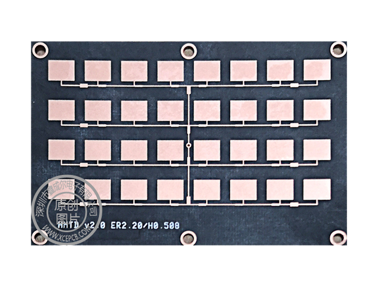 罗杰斯F4B聚四氟乙烯高频微波雷达感应天线印制线路板加工PCB打样图片