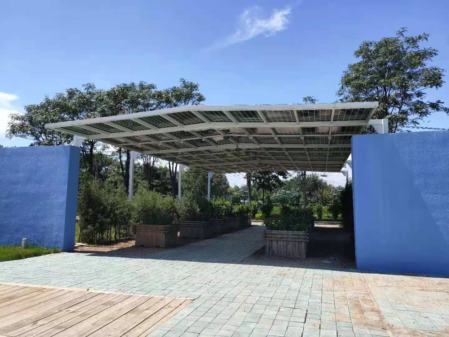 景觀太陽能走廊首信智享光伏走廊產(chǎn)品