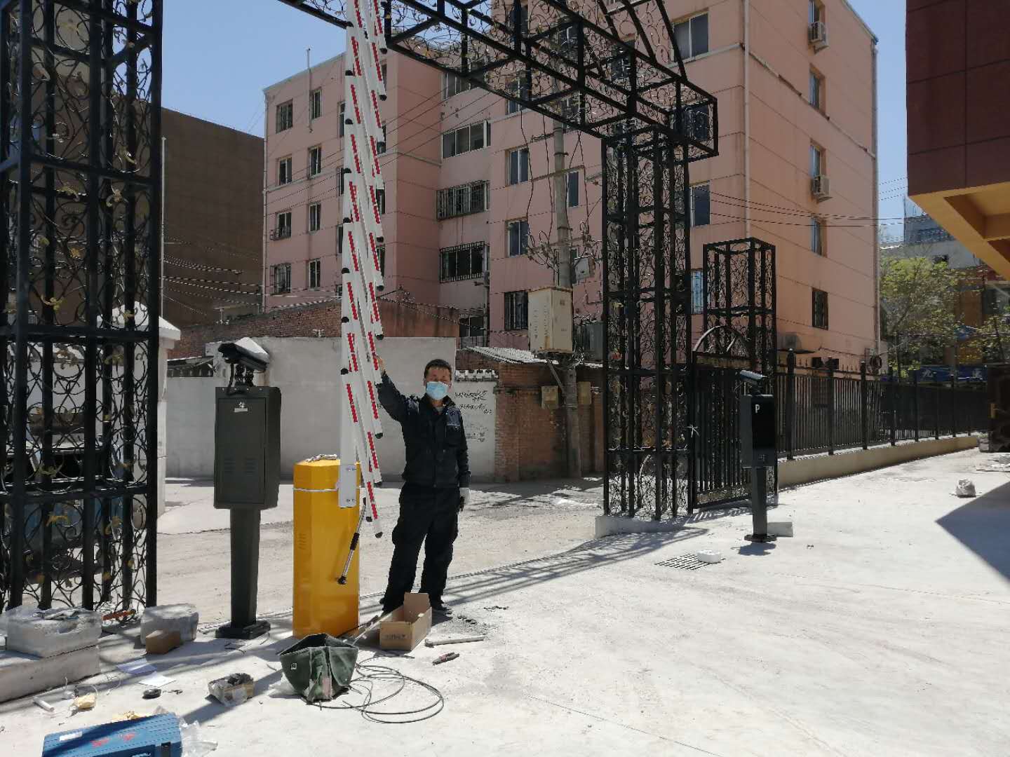 天水工地三輥閘擺閘翼閘人行通道閘圖片/天水工地三輥閘擺閘翼閘人行通道閘樣板圖 (4)