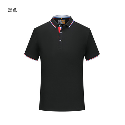 时都SD9988高端间色领Polo衫白领办公室工作服定制团体服印刺绣图片