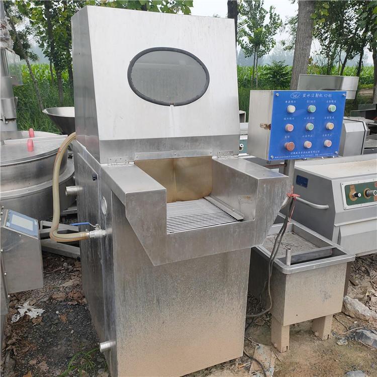二手不銹鋼鹽水注射機(jī) 二手豬肘子全自動(dòng)鹽水注射機(jī) 二手多針注射機(jī)