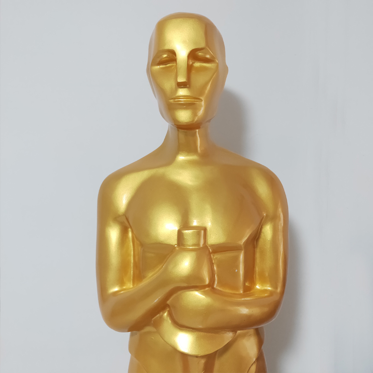 玻璃鋼小金人雕塑奧斯卡小金人雕塑圖片