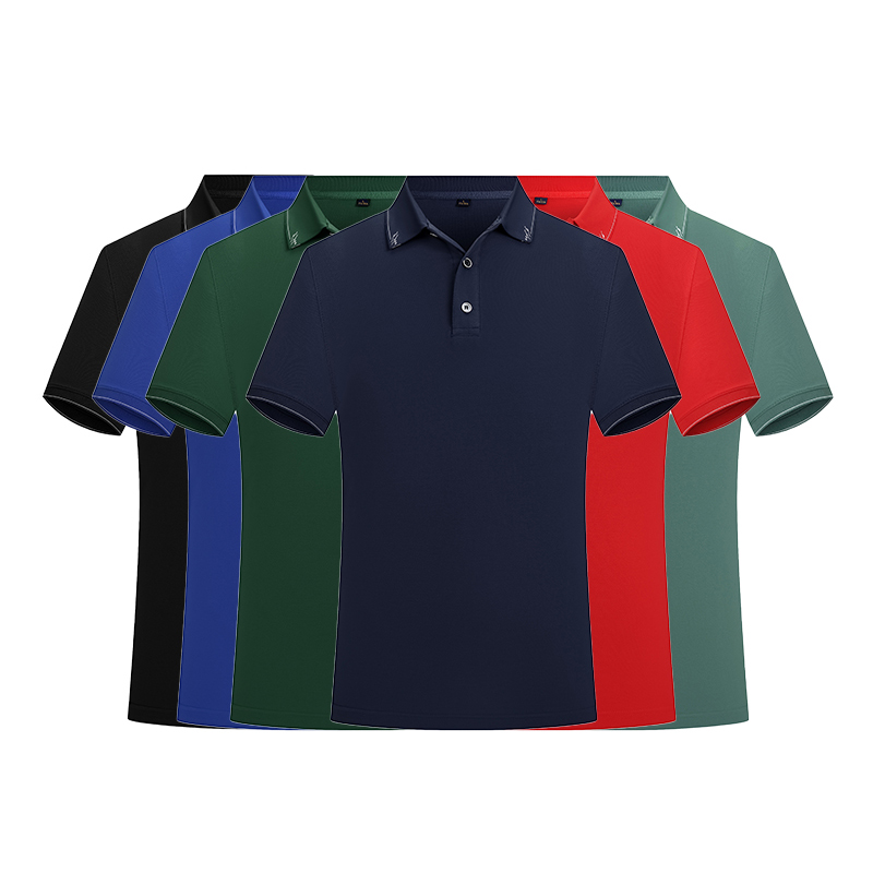 LN21598銀線閃電花POLO衫2021新款夏季薄款翻領(lǐng)衫辦公室團(tuán)體服裝定制活動(dòng)衫印制