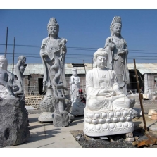 佛像香炉佛像香炉 仿古青石长方形石鼎 大理石佛像香炉 墓地祭祀摆件