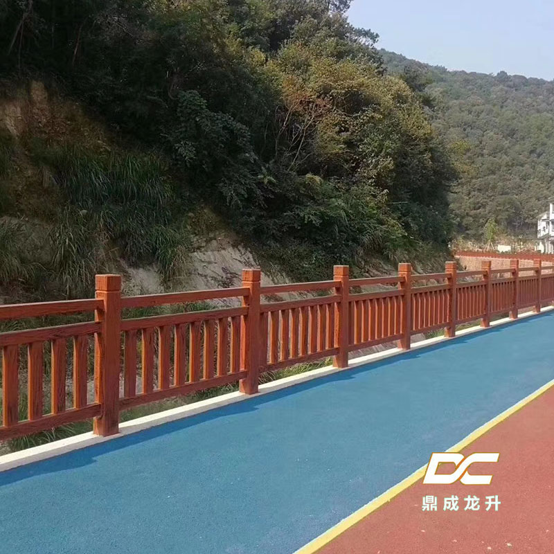 贛州水泥仿木護(hù)欄木紋圍欄柵欄混凝土欄桿河道景觀戶外仿竹節(jié)護(hù)欄