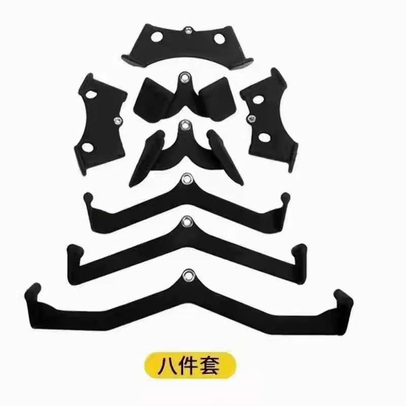 健身拉背把手浸塑拉背神器健身器材配件背肌劃船訓(xùn)練把手拉背訓(xùn)練神器劃船高位下壓上拉訓(xùn)練把手