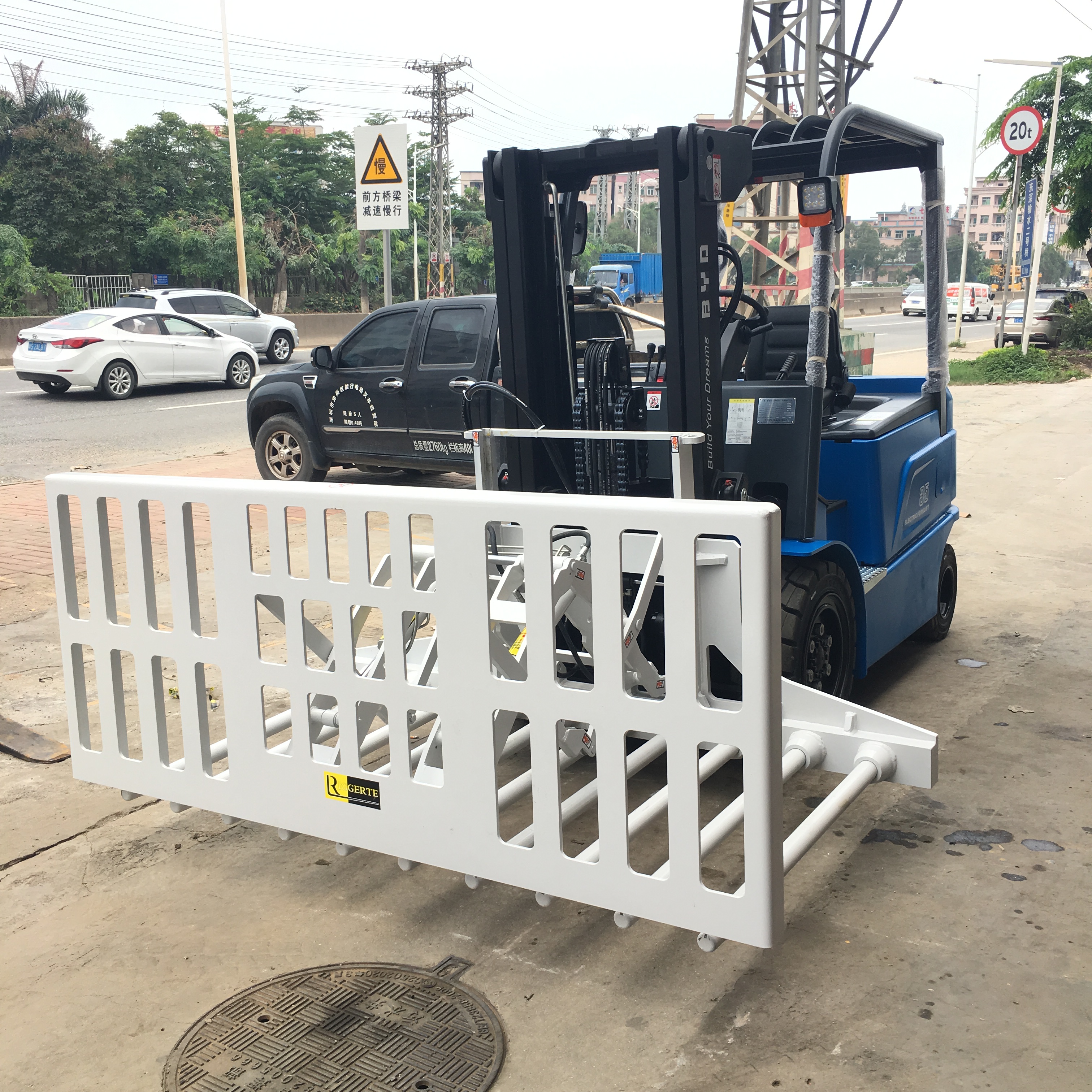 3.5噸比亞迪鋰電池叉車圖片/3.5噸比亞迪鋰電池叉車樣板圖 (4)