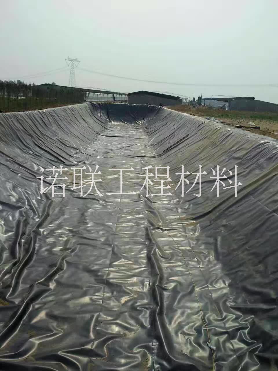 防渗膜防渗土工膜覆盖膜HDPE膜复合布复合膜垃圾填埋场鱼塘养殖藕池可定制0.75mm图片