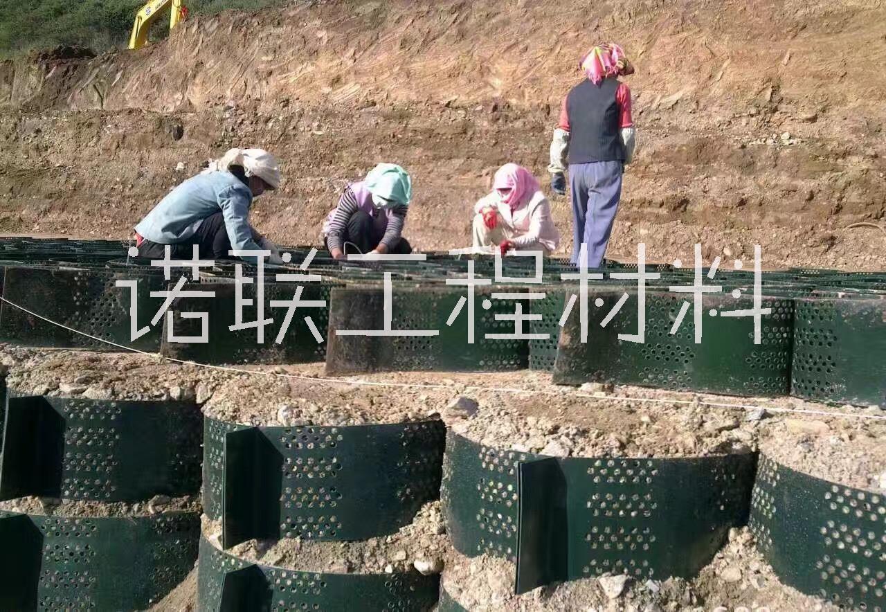 蜂巢约束系统土工格室高强土工格室HDPE土工格室厂家边坡护坡河道治理路基加固150-600图片