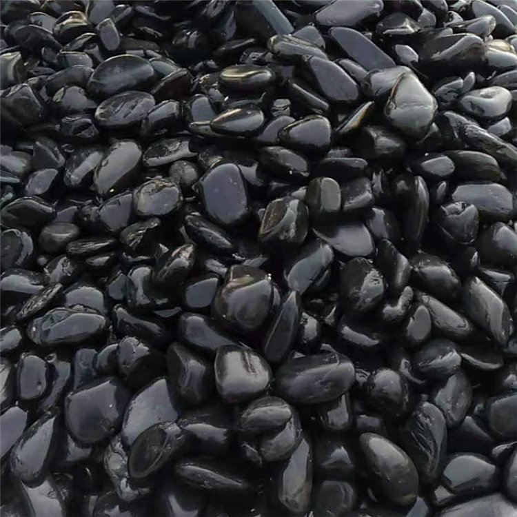 5-8公分天然黑石 園藝鵝卵石 變電站鵝卵石 鵝卵石產地直銷