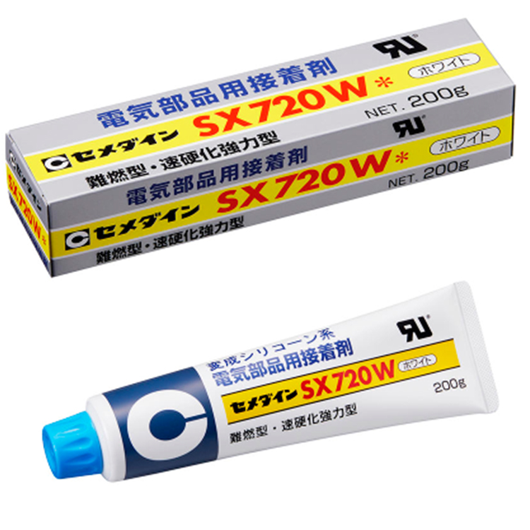 日本施敏打硬SX720W电子部品弹性接着剂填充密封粘胶剂图片