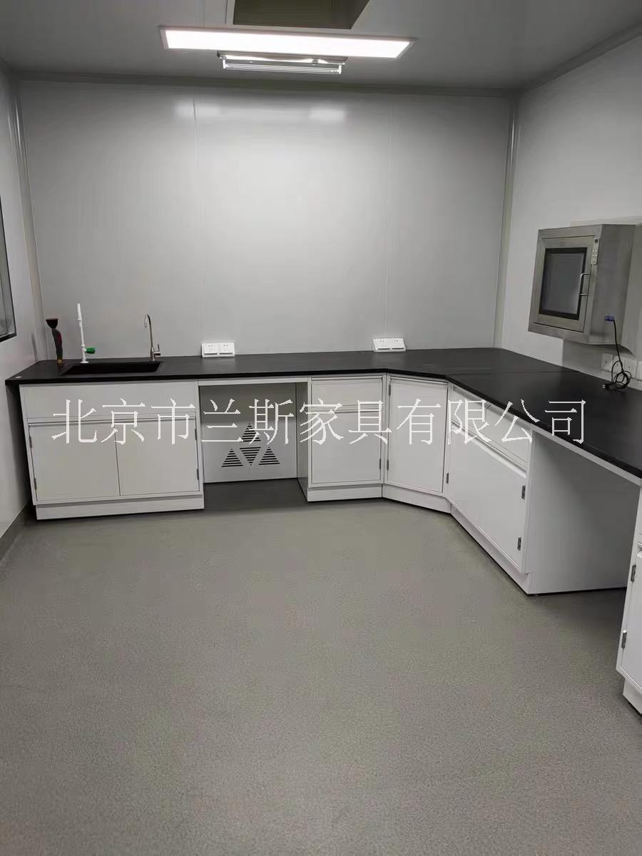 全钢实验台操作台化验室工作台边台央台面简易台试验桌北京布兰斯图片