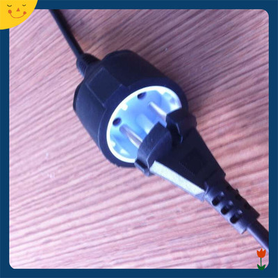 供應(yīng)韓標(biāo)電源線二芯韓國(guó)插包塑腳電源線韓標(biāo)插頭電源線
