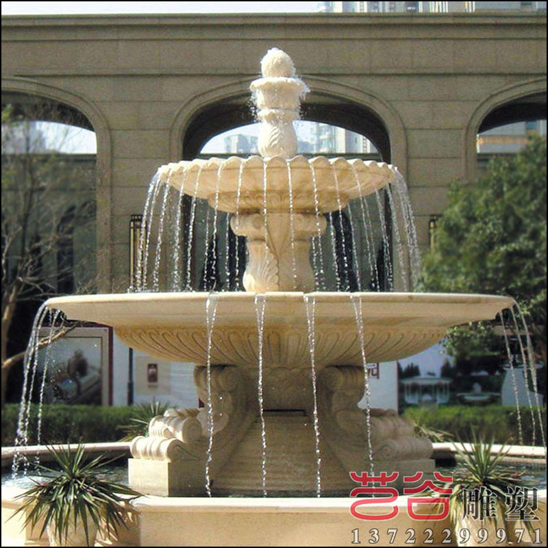 石雕噴泉圖片/石雕噴泉樣板圖 (2)