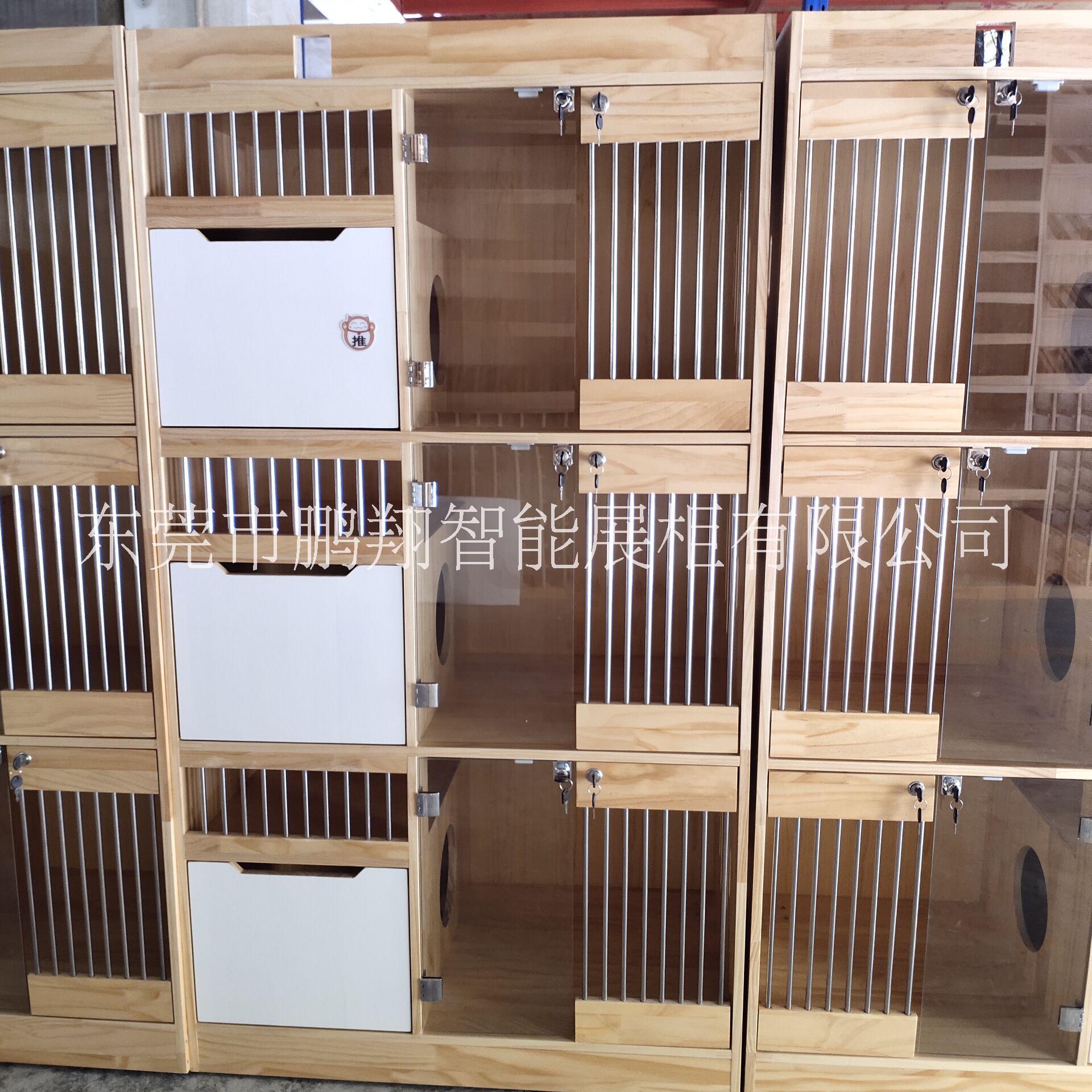 貓咪展示柜，實木寄養(yǎng)柜，寵物柜