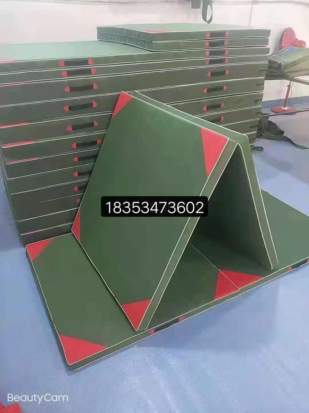 批發(fā)體操墊瑜伽墊仰臥起坐墊健身體能訓練墊帆布防滑舞蹈墊子