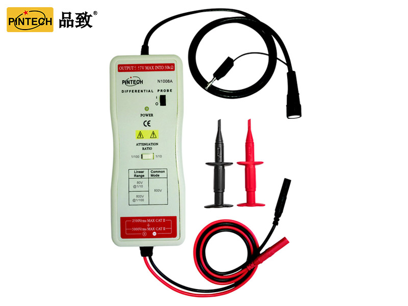 PINTECH品致N1070APro示波器差分探頭0.5%高精度探棒50MHz,7000V