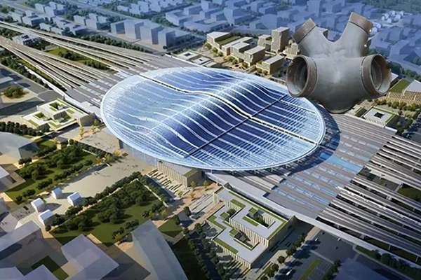 風(fēng)雨連廊鑄鋼節(jié)點(diǎn)圖片