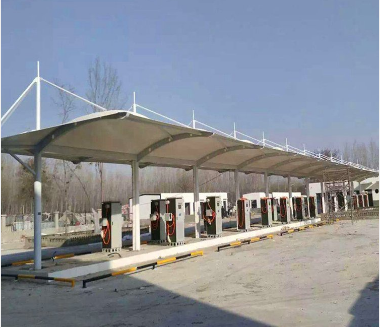 常州充電樁車棚圖片/常州充電樁車棚樣板圖 (2)