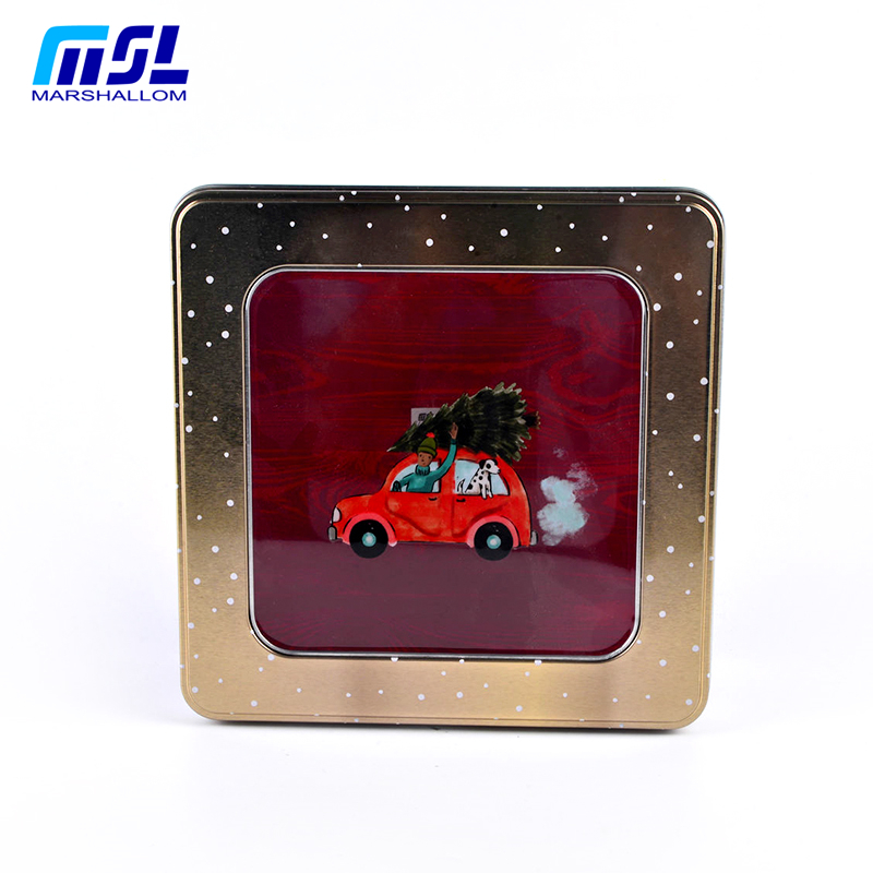 芒果干包裝鐵盒 夾心餅干包裝鐵盒 松塔千層酥包裝鐵盒