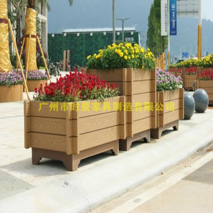 供應(yīng)熱銷花箱 組合花箱 花箱廠家 防腐木花箱