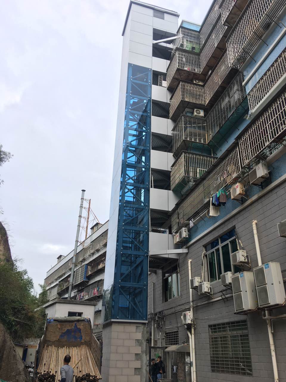 天津加裝電梯圖片/天津加裝電梯樣板圖 (2)