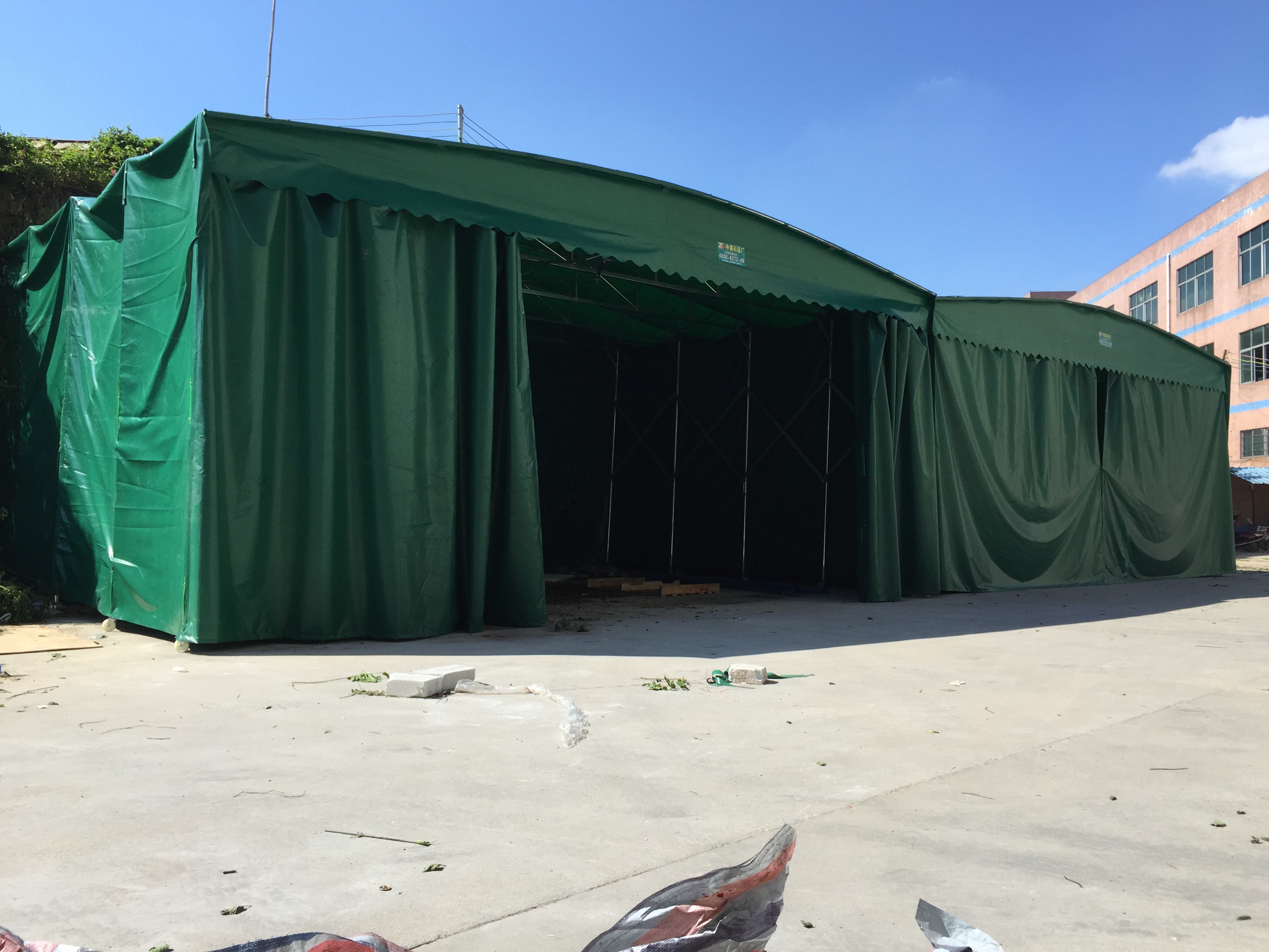 戶外推拉蓬移動停車棚車棚家用雨棚