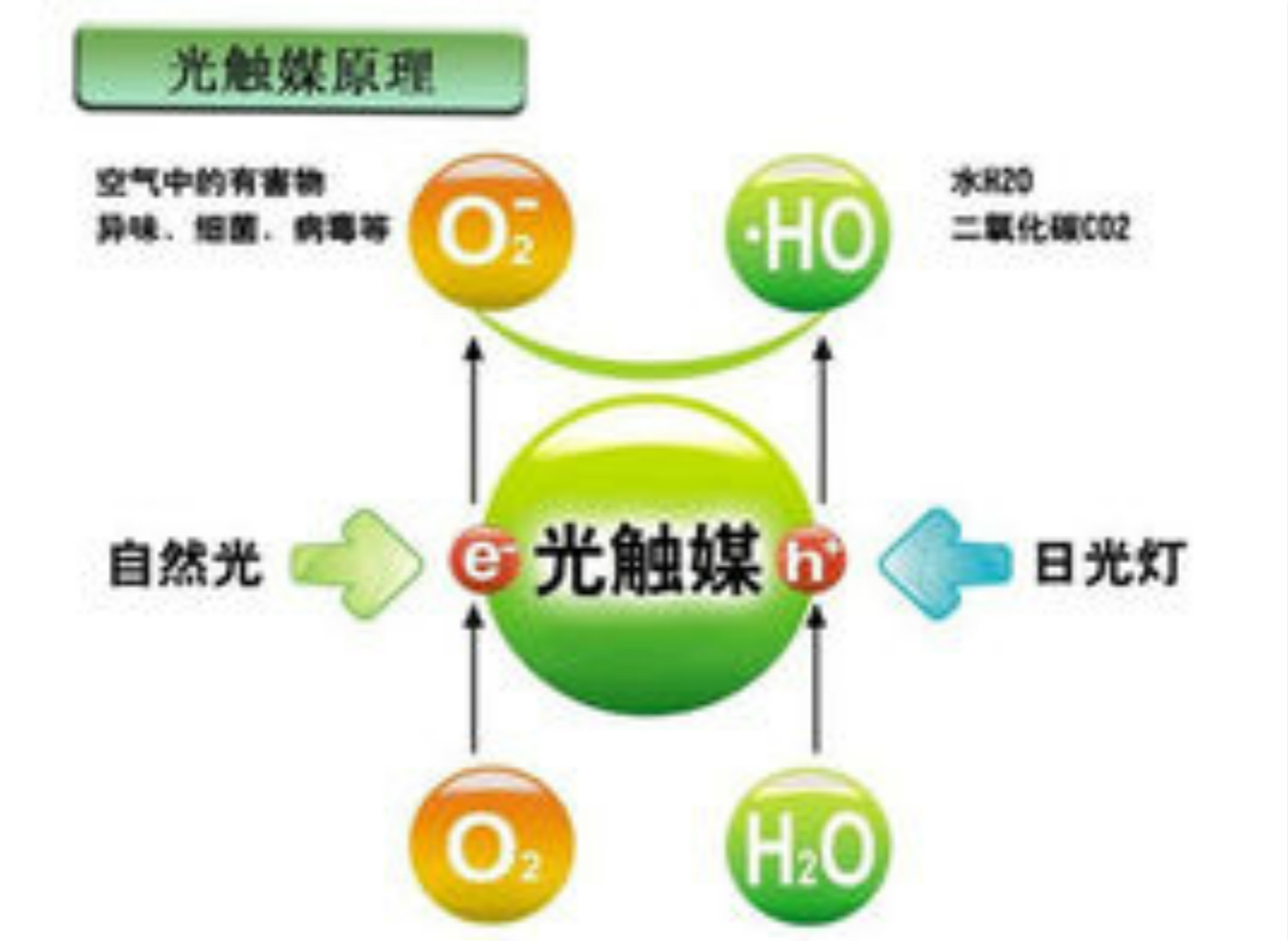 上海汇精氧化钛光触媒赋予被涂物多项特殊功能，广泛应用于各种生活空间的空气净化等图片