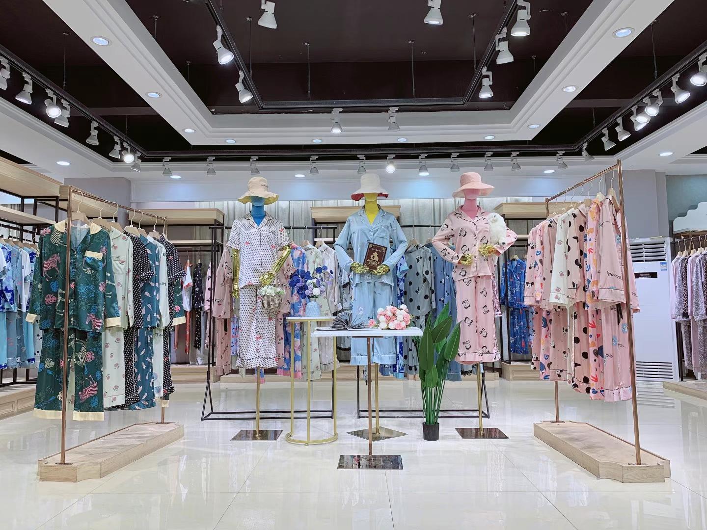 倍多姿家居服2021秋醋酸系列女裝折扣尾貨貨源