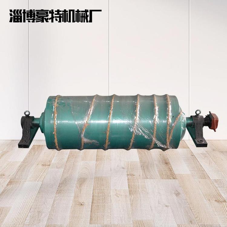 豪特 改向滾筒 碳鋼包膠傳動(dòng)滾筒 輸送帶輥筒