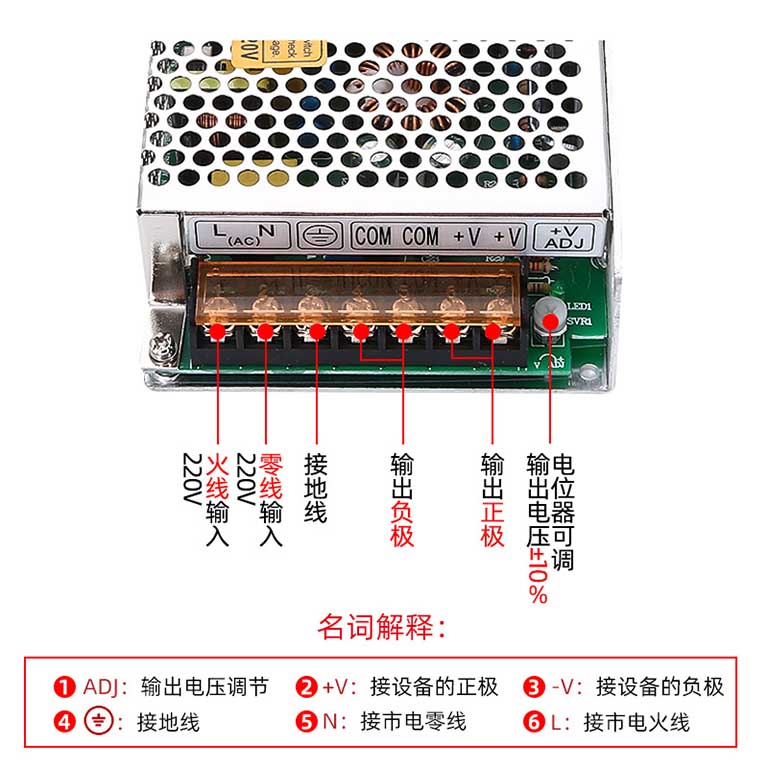 MS小体积150W-12VMS小体积150W-12V/15/18/24/36开关电源 艾灸机电源