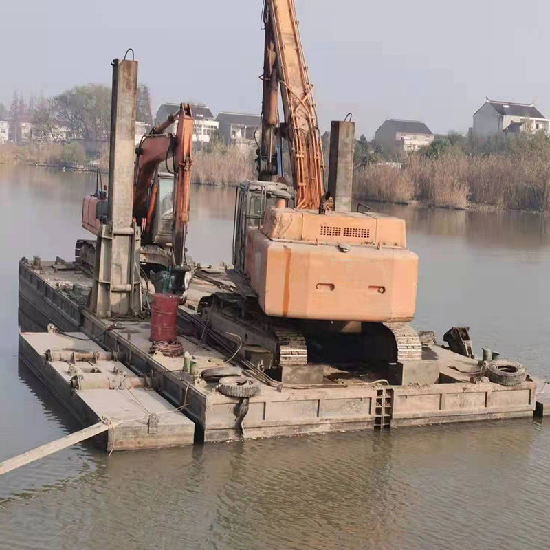 小型挖泥船 分體式清淤挖機(jī)平臺(tái)圖片/小型挖泥船 分體式清淤挖機(jī)平臺(tái)樣板圖 (2)