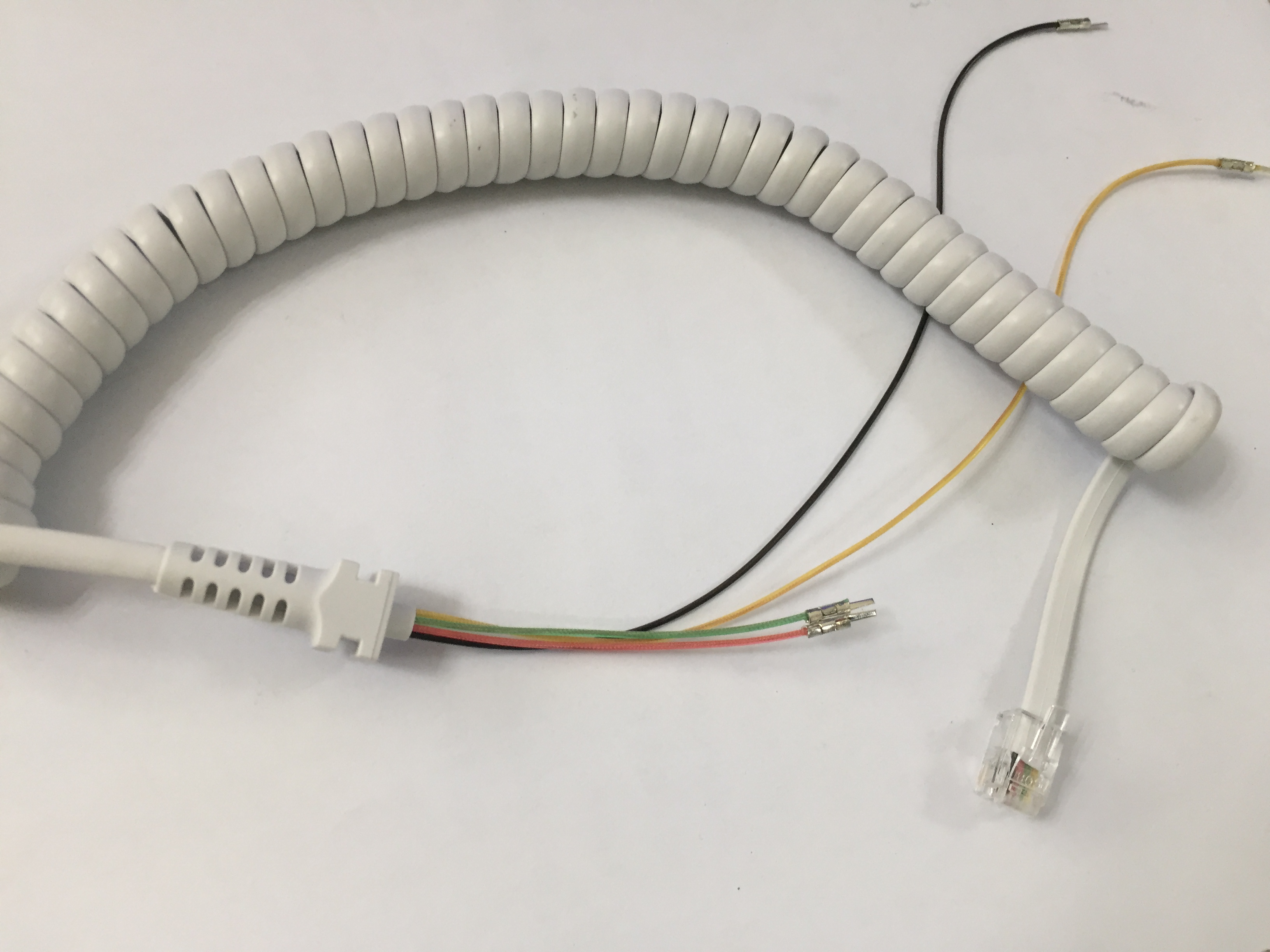 電話咪頭連接頭   電話咪頭彈簧線   電話線  電話延長線 電話咪頭連接頭  電話線圖片