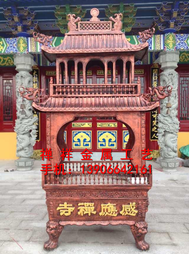 B25-八龍柱二層六獸香爐圖片/B25-八龍柱二層六獸香爐樣板圖 (3)